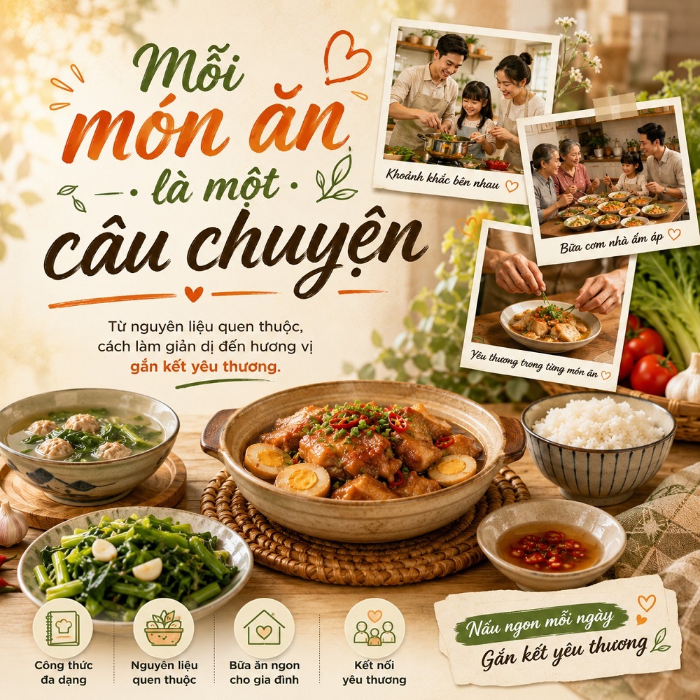 Mỗi món ăn là một câu chuyện